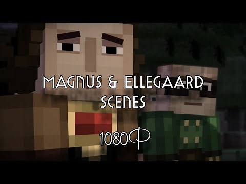Minecraft: Story Mode - Ellegaard & Magnus Scenes (1080P)