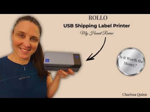 Rollo USB Shipping Label Printer Review | The Best Label Printer for Small Business & Sellers 📦