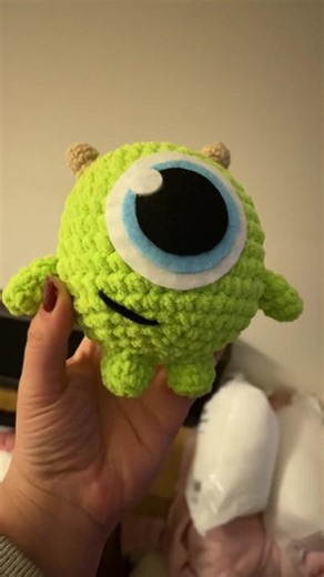Adorable Baby Mike Wazowski Amigurumi | Crochet Tutorial