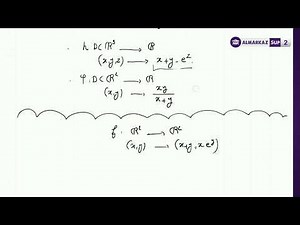 Fonctions de plusieurs variables | Séance 1 (Introduction - Domaine de définition )