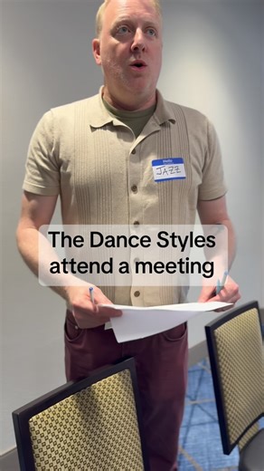 2K views · 866 reactions | An accurate representation of the dance styles at a meeting… (the names are real, the meeting is made up ) #danceplatinum #danceplatinum2025 | Platinum National Dance Competition | Facebook