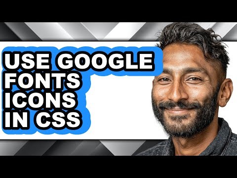 How to Use Google Fonts Icons in Css - Step by Step