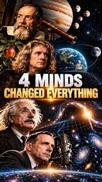 4 Minds That Changed How We See the Universe🌌🧠