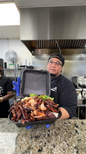 $35 BIG KAHUNA PLATE!📍 Matiki Island BBQ #HawaiiHawaiianFood #TeriyakiChicken #CheatDay#ono #Foodie #VegasFood | Jayteetakesabite