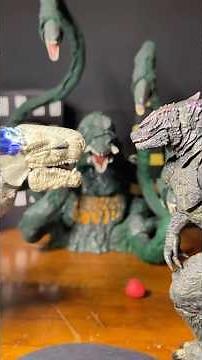 Godzilla and Shimo look at the hole ‪@TomSka‬ #godzillaactionfigures #comedy