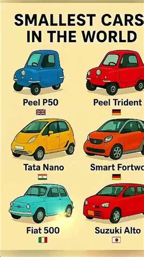 smallest car in the world /#viral #shortsfeed #shorts