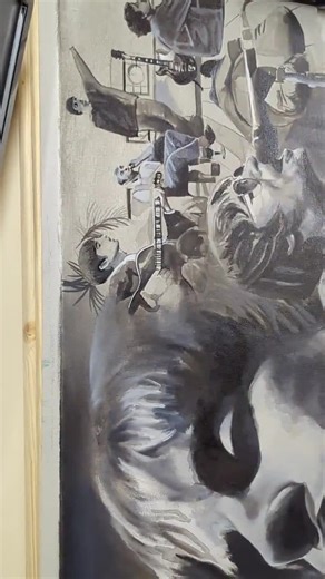 Oasis Giclée Art Print Painting , Liam and Noel Gallagher Oil Painting, Britpop Music Art, Band Poster Wall Decor, Rock and Roll Art - Etsy