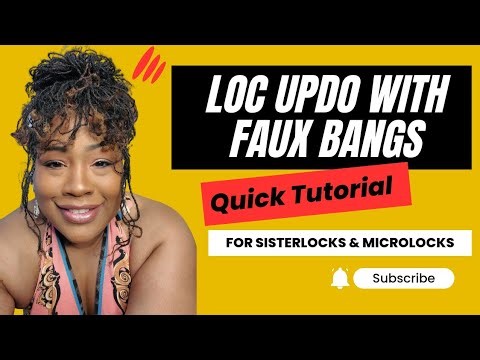 Sisterlocks/Microlocks Updo Tutorial