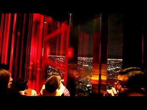 Elevator ride up the CN Tower