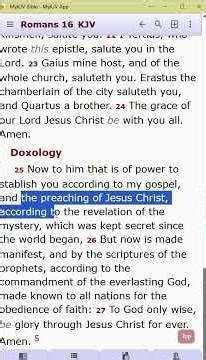 What the 'Doxology' actually means for you #grace #romans #bibleverse