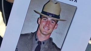 Law enforcement from across the nation convene in Alfred for trooper's funeral