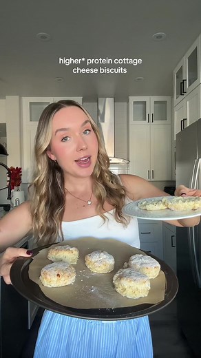 Higher Protein Cottage Cheese Biscuit Recipe