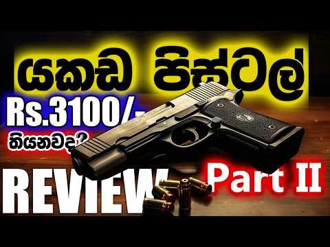 High-End Pistol ඕනෑම කෙනෙක්ට දවස් දෙකකින් ගෙදරට 🔫 | ප්‍රශ්න වලට උත්තර Gun Review Sinhala Part II 💥