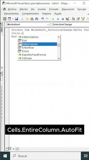 Aprenderemos a usar VBA para ajustar el ancho de la columna #excel con #FullExcelPeru 😊