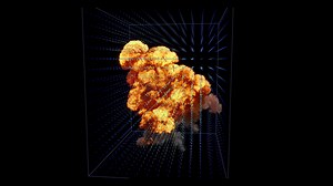 Download Heat map arrow simulation with fire explosion for free