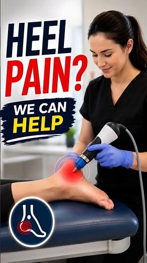 Heel Pain Relief with Shockwave Therapy Plantar Fasciitis Treatment | Fast Pain Relief #painrelief