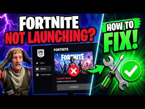 How to Fix Fortnite Not Launching on Epic Games Launcher | Easy 2026 Guide