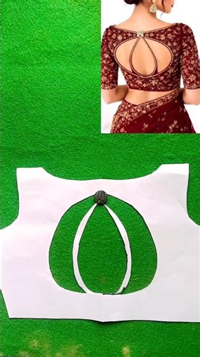 new model blouse back neck design cartting #blouse #viral #art #fashion #shortvideo #shorts