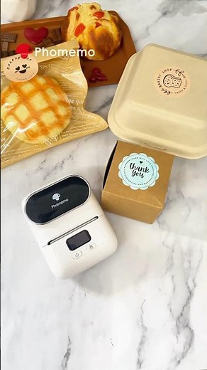 Print labels for my small business 😍Using Phomemo M110 label maker #phomemo #label #packing