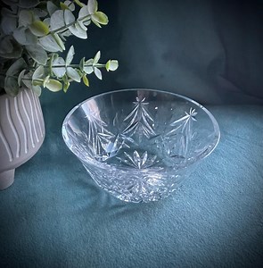 Waterford Crystal Christmas Tree Cut Small Hostess Trinket Bowl - Etsy