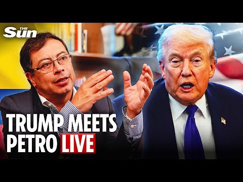 LIVE: Trump hosts Colombia's President Petro after tensions over Venezuela and cartels