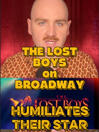 Broadway's THE LOST BOYS Composer & Producers SILENCE Tony Winning Actor #broadway #musicaltheatre #broadwaytiktok #theatre #theatrekid #theatretok #theatretiktok #sweatyoracle #fyp