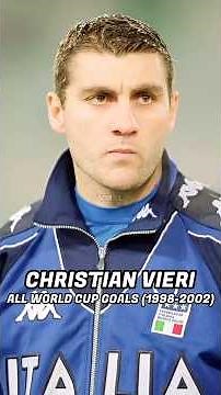 CHRISTIAN VIERI 🇮🇹 – ALL WORLD CUP GOALS (1998-2002)