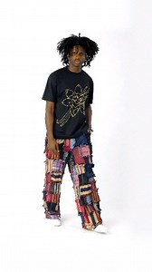 @magnumonline Drawing inspiration from the vibrant Yoruba Masquerade ‘Eku Egun,’ The Magnum Egun pants’ celebrates cultural heritage with every patch. #MagnumMan #EgunPants #YorubaCulture #EkuEgun #CulturalFashion #PatchworkArt #africanculture #No1retailstoreformen | Yorubaness