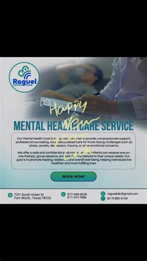 🧠 RAGUEL PSYCHIATRY & BEHAVIORAL HEALTH Compassionate Mental Health Care—Available Now We’re here when you need us most. Our PMHNP-BC team is currently accepting new patients for Psychiatric Evaluations and Behavioral Health Diagnostic Testing—with immediate availability. 🔍 Services Include: Comprehensive Diagnostic Testing for: - ADHD, Autism, PTSD, Trauma - Suicidal Ideation & Self-Harm - Eating Disorders, Substance Use - Mood Disorders, Anxiety, Depression - Stress, Burnout, Academic & Educ