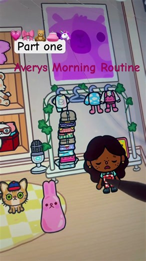 Avery’s Morning Routine ! Stay tuned for part 2 ! #tocaboca #fypシ