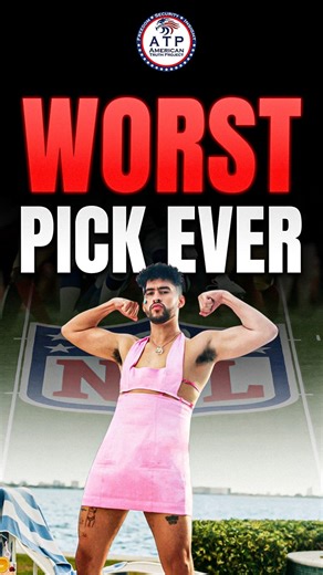 3.9K views · 108 reactions | 'WORST PICK EVER': OUTRAGE ERUPTS OVER NFL'S DECISION TO FEATURE BAD BUNNY AT SUPER BOWL LX | American Truth Project | Facebook