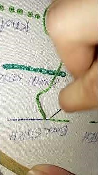 Back Stitch Tutorial for Beginners