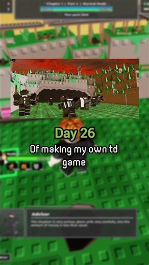 Day 26 of making my own td game in roblox #roblox #supadefenders #robloxstudio