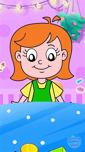 Matching Food to Shapes! 🍎🍕 Emma & Mom's Sorting Story #kids #cartoons