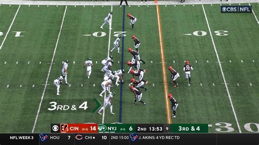 Breece Hall showcases his spin-move ability on 18-yard pickup