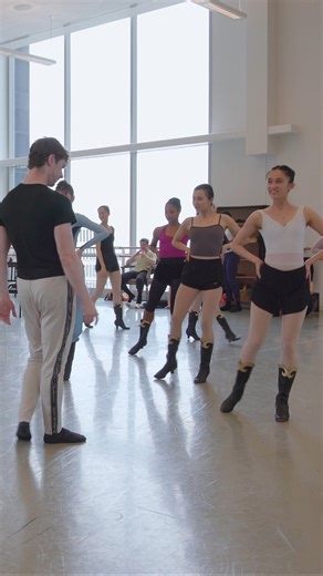The company hard at work preparing for Sir Kenneth MacMillan's Mayerling! Secure your seats today for an unforgettable story ballet full of drama and intrigue! tickets available at houstonballet.org 🎟 | Houston Ballet