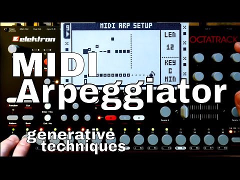 Octatrack: MIDI Arpeggiator w/ Mutable Instruments Ambika