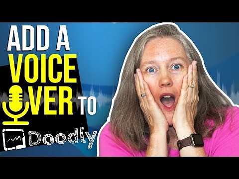 How to Add a VOICE OVER to your DOODLY video | Doodly Tutorials
