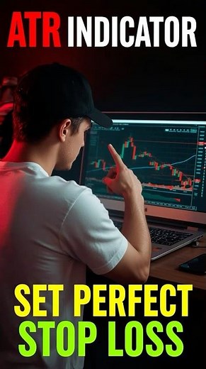 “ATR Indicator Explained in 1 Minute | Secret Tool to Set Perfect Stop Loss!” #stockmarket #trading