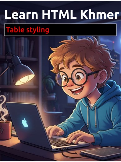 រៀន HTML - 23. Table Styling HTML - html khmer #hkimhab22 #hkimhab #htmlkhmer #htmlhkimhab #html
