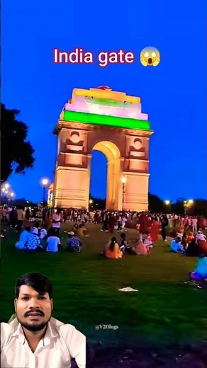 India Gate Delhi Night View | Beautiful Lighting | Incredible India 🇮🇳