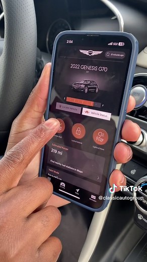 Genesis of Mentors salesman CJ gives you a glance at how you can use the app to start your Genesis or get other features turned on or off from anywhere. What a great feature to have at your fingertips! #genesis #gv70 #gv80 #fyp #salesman #g70 #g80 #autotok #genesisoftiktok #carsoftiktok #app #genesis