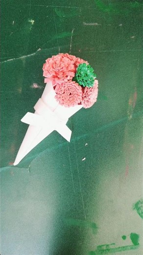 Diy paper flower bouquet mini #handmade #trending #youtubeshort #diy #artandcraft