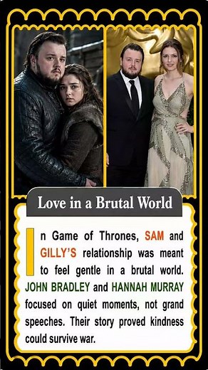 Game of Thrones' Gentlest Love Story - Sam and Gilly | John Bradley & Hannah Murray