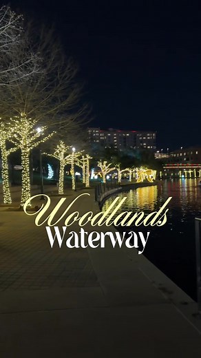 Free Christmas Lights at Woodlands Waterway