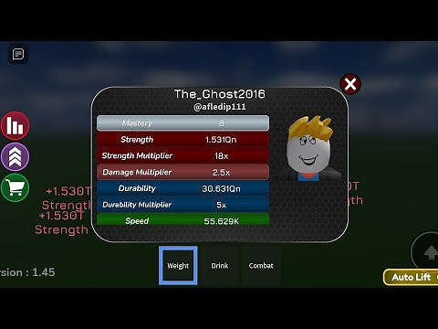 Roblox: Weight lifting at a big city