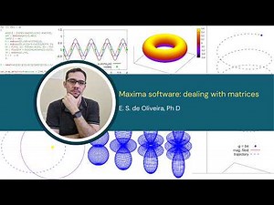 Maxima software: dealing with matrices