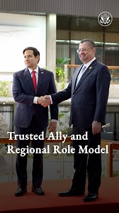 190K views · 6.2K reactions | Secretary Rubio: It was important to me that on my first foreign trip as Secretary I made a stop in San José. Costa Rica is a model for what other countries in the region and around the world can one day become. I am grateful to President Rodrigo Chaves for his warmth and hospitality.  | U.S. Department of State | Facebook