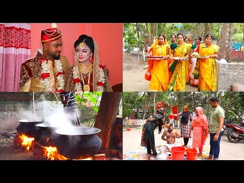 গ্রামের বিয়ে | Traditional Bangladeshi Wedding Highlights 2025 | Rajshahi Wedding Culture #001