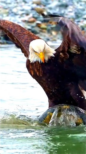 Royal Bald Eagle vs Fish – Epic Hunt in Slow Motion 🦅🐟